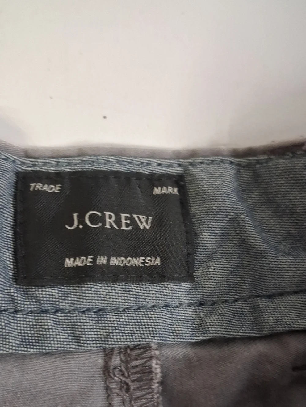 Mens J. Crew Classic Gray Cotton Shorts Sz. 30